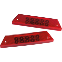 Polaris Ranger 500/700/800 Full-Size Moose Racing LED Red Taillights