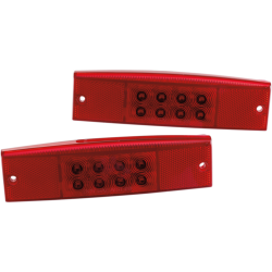 Polaris Ranger Midsize Moose Racing LED Red Taillights