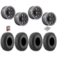 Incursion A/T 32x10-15 Tires on Fuel Unit Matte Black Wheels