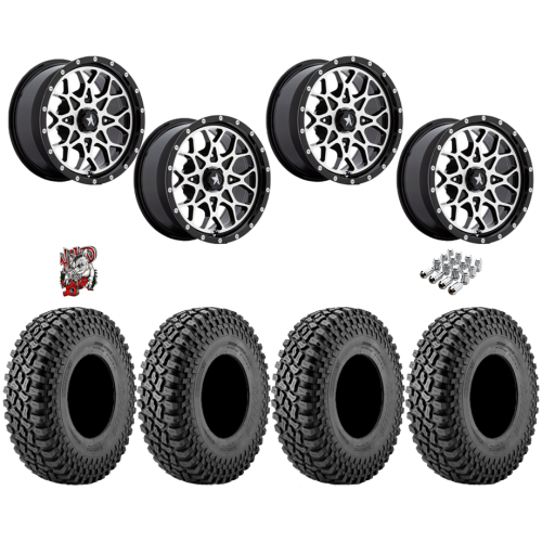 Incursion A/T 32x10-14 Tires on MSA M45 Portal Machined Wheels