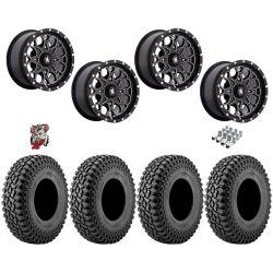 Incursion A/T 32x10-15 Tires on MSA M45 Portal Gloss Black Milled Wheels