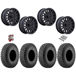 Incursion A/T 32x10-15 Tires on MSA M49 Creed Matte Black Wheels