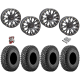 Incursion A/T 30x10-14 Tires on SB-4 Matte Black Beadlock Wheels