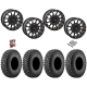 Incursion A/T 32x10-15 Tires on SB-5 Matte Black Beadlock Wheels