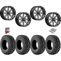 Kenda Klever X/T 28x10-14 Tires on MSA M21 Lok Beadlock Wheels