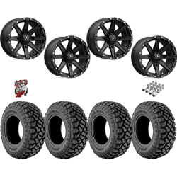 Kenda Klever X/T 28x10-14 Tires on MSA M33 Clutch Wheels