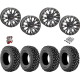 Kenda Klever X/T 32x10-15 Tires on SB-4 Matte Black Beadlock Wheels