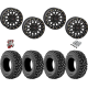 Kenda Klever X/T 32x10-15 Tires on SB-6 Matte Black Beadlock Wheels