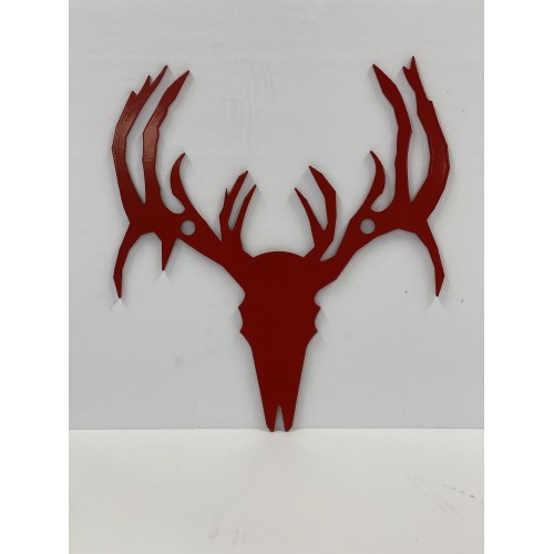 Red Deer Logo Plate for Wild Boar Radiator Relocation Kit