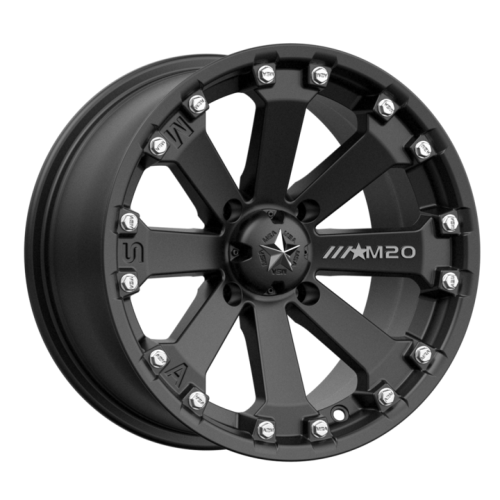 MSA M20 Kore Black 14x7 Wheel/Rim