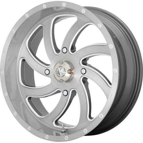 MSA M36 Switch Brushed Titanium 18x7 Wheel/Rim