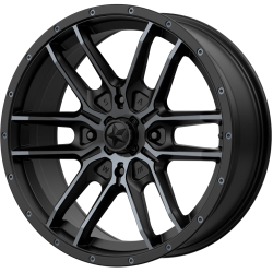 MSA M43 Fang Satin Black 14x7 Wheel/Rim