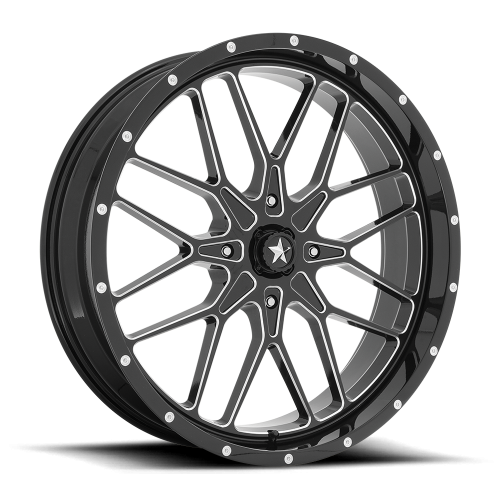 MSA M45 Portal Milled 24x7 Wheel/Rim