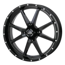 BKT AT 171 38-10-20 Tires on Frontline 556 Gloss Black Wheels