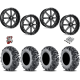 EFX MotoMTC 32x10-18 Tires on Fuel Maverick Matte Black Milled Wheels