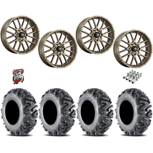 EFX MotoMTC 32x10-18 Tires on ITP Hurricane Bronze Wheels