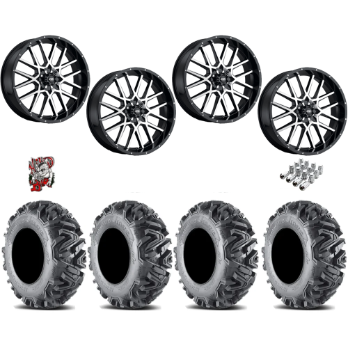 EFX MotoMTC 32x10-18 Tires on ITP Hurricane Machined Wheels