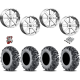 EFX MotoMTC 32x10-18 Tires on MSA M34 Flash Chrome Wheels