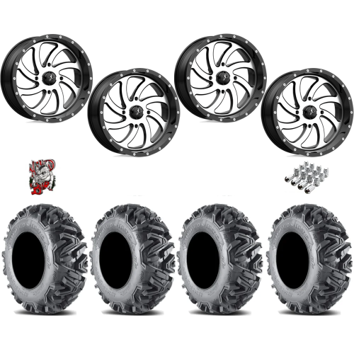 EFX MotoMTC 32x10-18 Tires on MSA M36 Switch Machined Wheels