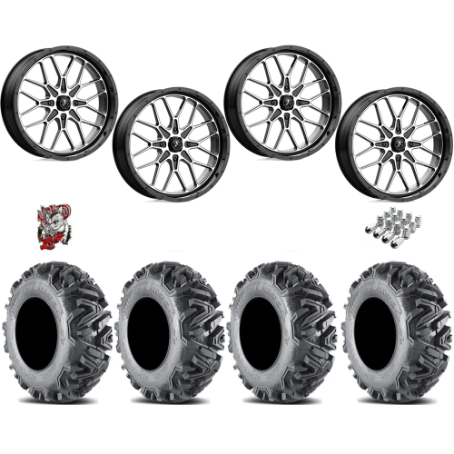 EFX MotoMTC 32x10-18 Tires on MSA M45 Portal Machined Wheels