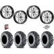 EFX MotoMTC 32x10-18 Tires on MSA M47 Sniper Machined Wheels