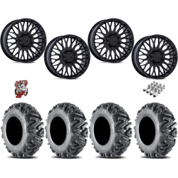 EFX MotoMTC 34x10-20 Tires on MSA M50 Clubber Gloss Black Wheels