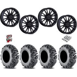 EFX MotoMTC 34x10-20 Tires on MSA M51 Thunderlips Matte Black Wheels