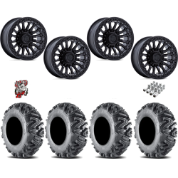 EFX MotoMTC 28x10-15 Tires on Fuel Rincon Blackout Beadlock Wheels