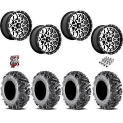 EFX MotoMTC 28x10-14 Tires on MSA M45 Portal Machined Wheels