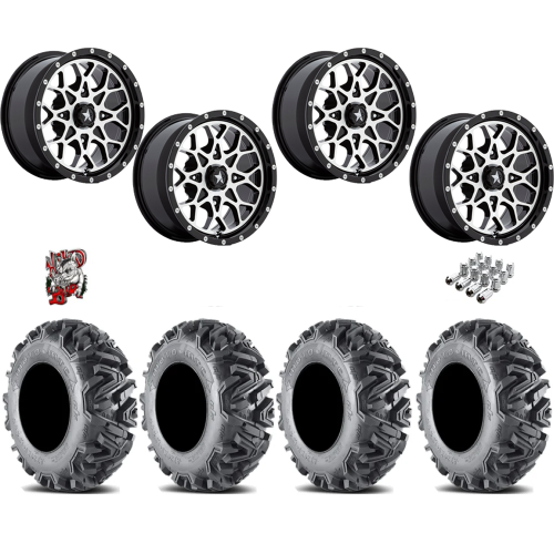 EFX MotoMTC 28x10-15 Tires on MSA M45 Portal Machined Wheels