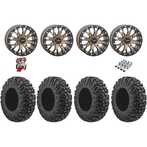 EFX MotoVator 30x9.5-15 Tires on SB-4 Bronze Wheels