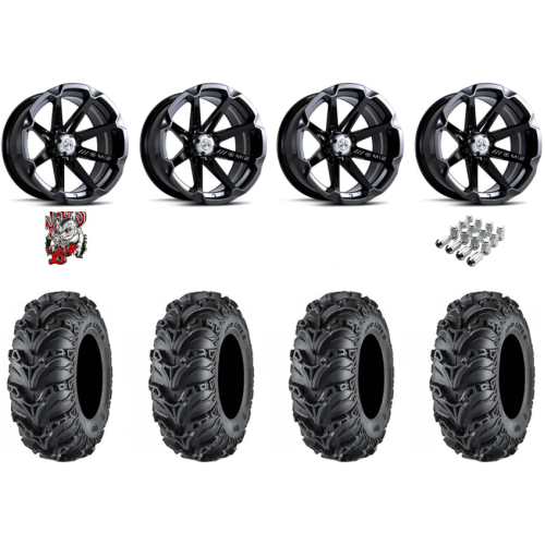 ITP Mud Lite II 2) 28x9-14 & 2) 28x11-14 Tires on MSA M12 Diesel Wheels