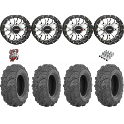 ITP Mud Lite II 27x9-14 Tires on System 3 ST-3 Machined Wheels