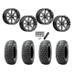 Obor RocScraper 35x10-15 Tires on MSA M21 Lok Gunmetal Beadlock Wheels