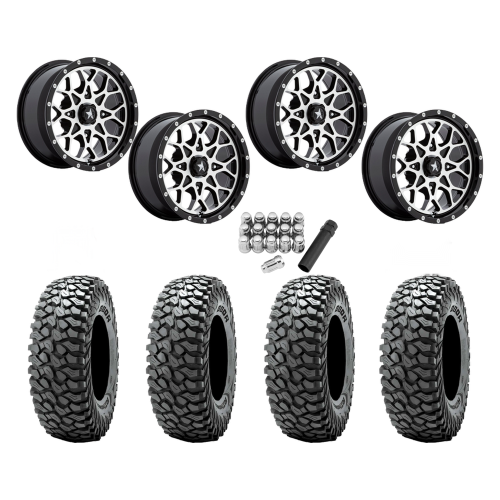 Obor RocScraper 35x10-15 Tires on MSA M45 Portal Machined Wheels