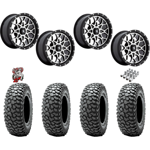 Obor RocScraper 32x10-15 Tires on MSA M45 Portal Machined Wheels