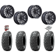 Obor RocScraper 32x10-15 Tires on MSA M49 Creed Matte Black & Machined Wheels