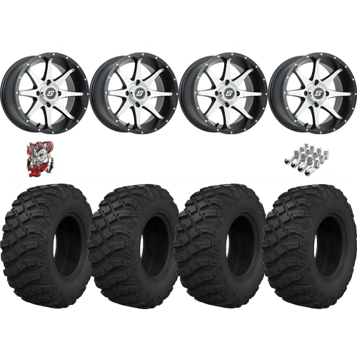 Pro Armor Youth Crawler 22x8-12 & 22x10-12 Tires on Sedona Storm Machined Wheels