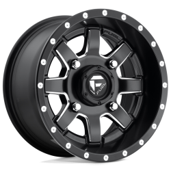 Gladiator X Comp ATR 35x10-15 (10ply) Radial Tires on Fuel Maverick Matte Black Milled Wheels