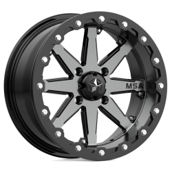 Gladiator X Comp ATR 32x10-15 (10ply) Radial Tires on MSA M21 Lok Gunmetal Beadlock Wheels