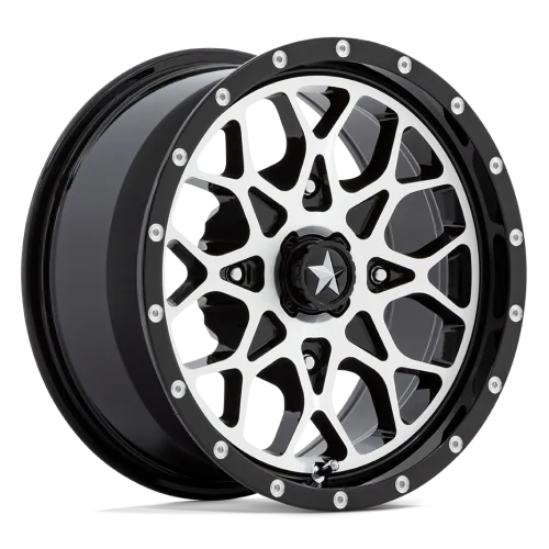 Gladiator X Comp ATR 35x10-15 (10ply) Radial Tires on MSA M45 Portal Machined Wheels