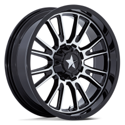 Gladiator X Comp ATR 32x10-15 (10ply) Radial Tires on MSA M51 Thunderlips Machined Wheels