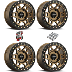 Method 405 UTV Beadlock Bronze - Matte Black 15x7 Wheel/Rim (Full Set)