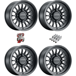 Method 411 UTV Bead Grip Matte Black 14x7 Wheel/Rim (Full Set)