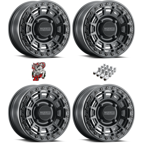 Method 415 UTV Beadlock Double Black 15x7 Wheel/Rim (Full Set)