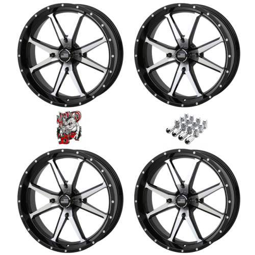 Frontline 556 Machined 20x6.5 Wheels/Rims (Full Set)