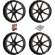 Frontline 556 Gloss Black 24x9 Wheels/Rims (Full Set)