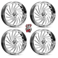 KG1 Forged KU023 Bender Polished 22x7 Wheel/Rim (Full Set)