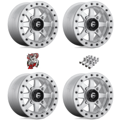 Fuel Off-Road Maverick D937 Beadlock Raw Machined 14x7 Wheel/Rim (Full Set)