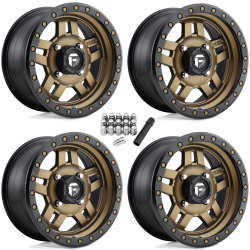 Fuel Off Road Anza D583 Bronze 14x7 Wheel/Rim (Full Set)